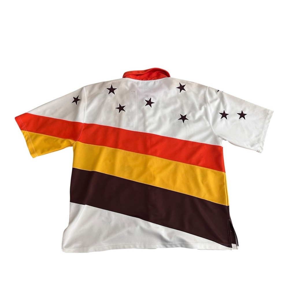 Harlem Stream Street League Shirt Mens 2XL Colorful Embroidered Logo Button - Picture 9 of 16